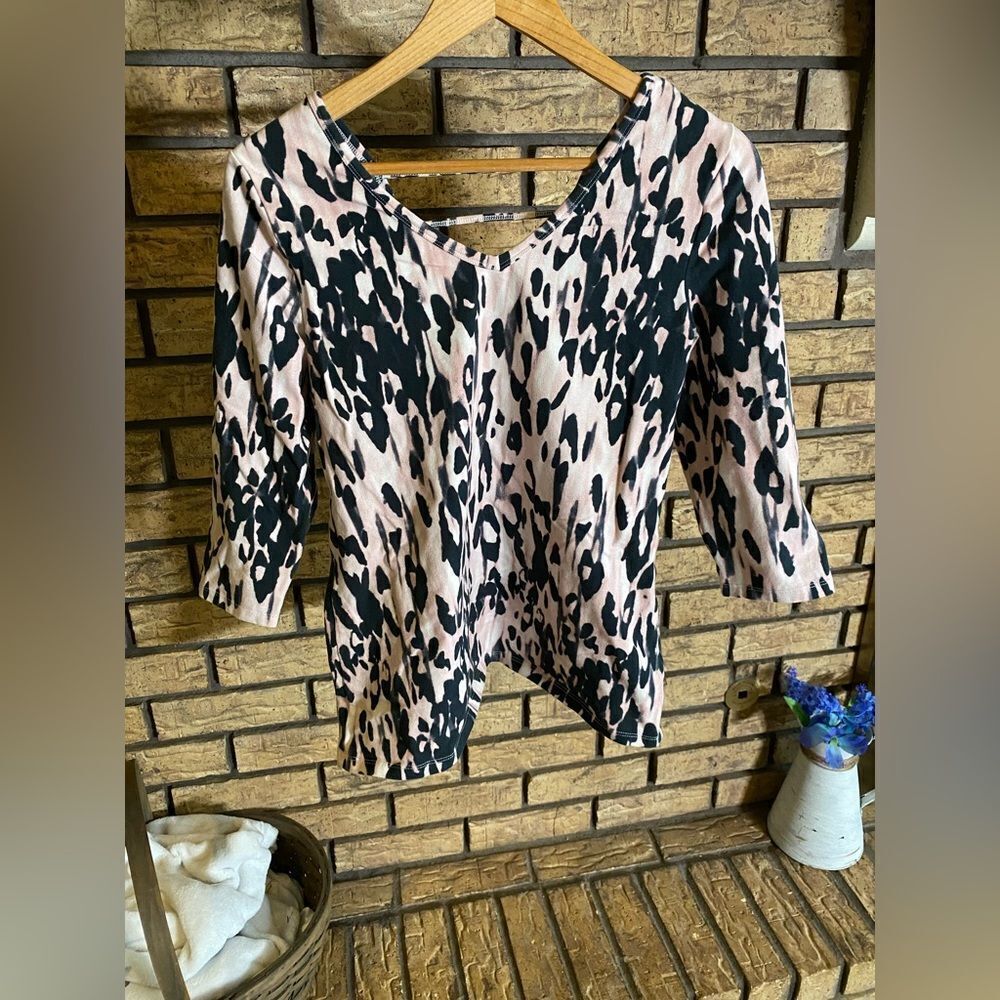 Tribal cheetah blouse